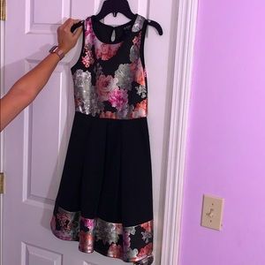 Black Floral Dress